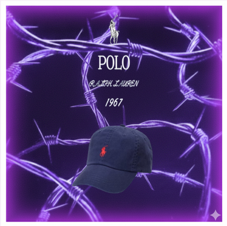 Navy Polo Cap