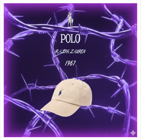 Beige Polo Cap