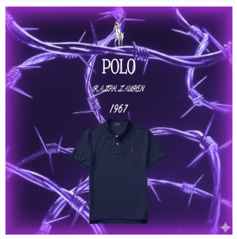 Navy Polo T-Shirt