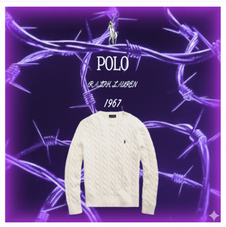 White Polo Sweater